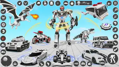 Capture d'écran de Dragon Robot Car Transform 3