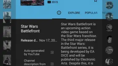Capture d'écran de YouTube Gaming 2