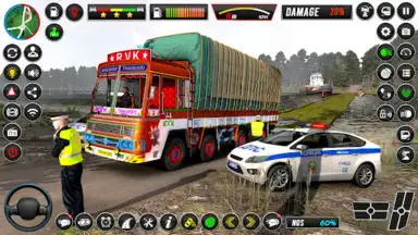 Capture d'écran de Indian Truck Cargo Lorry Games 5