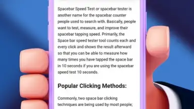 Capture d'écran de Spacebar Counter 1