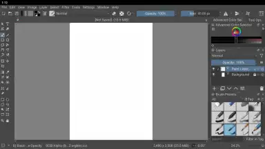 Capture d'écran de Krita 8