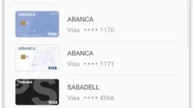 Capture d'écran de Samsung Pay 3