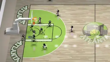 Capture d'écran de Stickman Basketball 3