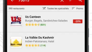 Capture d'écran de ALLO RESTO 8