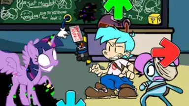 Capture d'écran de FNF Corrupted Night: Pibby Mod 1
