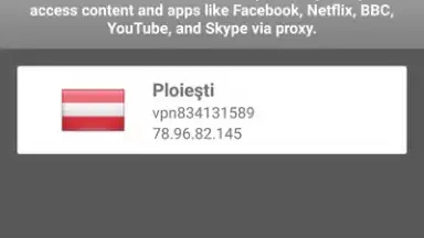 Capture d'écran de HYPERX VPN 6
