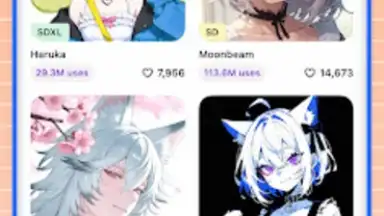 Capture d'écran de PixAI 1