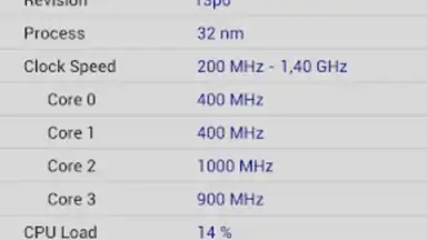Capture d'écran de CPU-Z 3