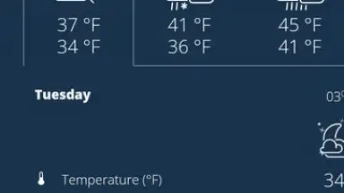 Capture d'écran de SSuite Dune Weather App 1
