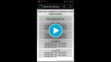 Capture d'écran de Скорость инфузии 1
