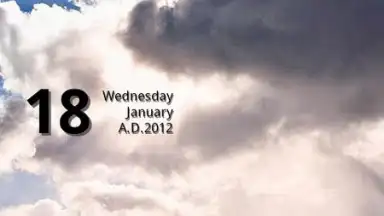 Capture d'écran de Date Widget 4