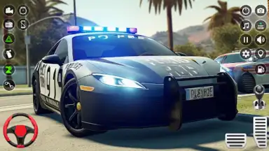 Capture d'écran de NYPD Police Car Driving Games 1