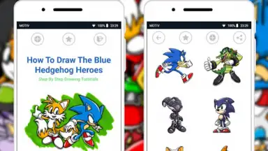 Capture d'écran de How To Draw The Blue Hedgehog 3