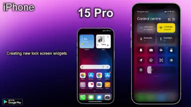 Capture d'écran de iOS Launcher: iPhone 15 Pro 2