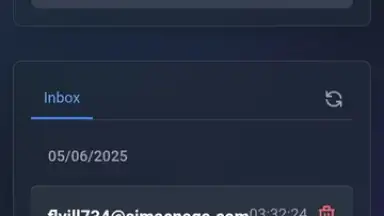 Capture d'écran de TempMail PRO 1