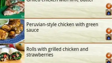 Capture d'écran de Chicken recipes 3