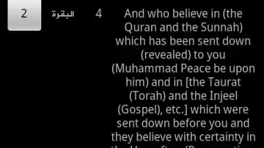 Capture d'écran de Holy Quran 1