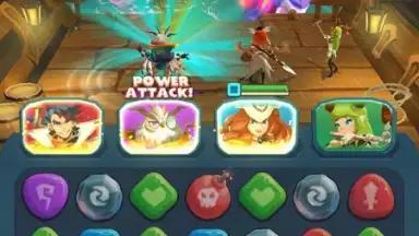 Capture d'écran de Valiant Tales: Puzzle RPG 4