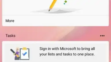 Capture d'écran de Microsoft Launcher Preview 4