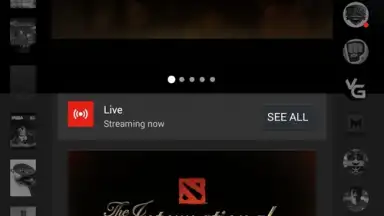 Capture d'écran de YouTube Gaming 8