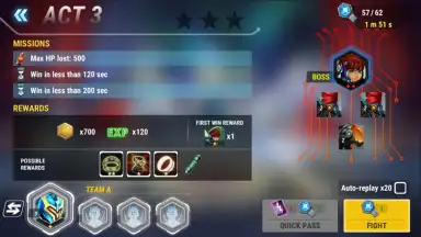 Capture d'écran de Heroes Infinity: Gods Future Fight 1