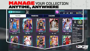 Capture d'écran de NBA 2K25 MyTEAM 9