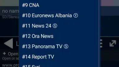 Capture d'écran de ProgTV 9