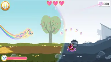 Capture d'écran de My Little Pony Rainbow Runners 2