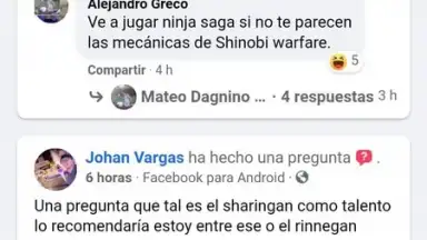 Capture d'écran de Shinobi Warfare Comunidad 6