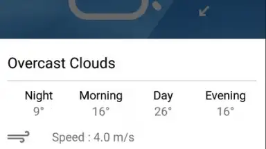 Capture d'écran de Free Weather Forecast 6