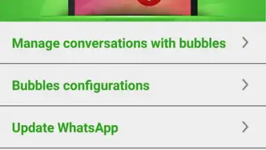 Capture d'écran de Bubbles for WhatsApp 1