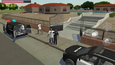 Capture d'écran de Police Cop Simulator. Gang War 14
