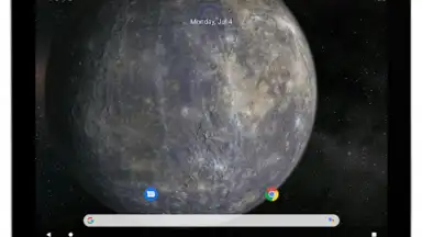 Capture d'écran de Moon 3D Live Wallpaper 3