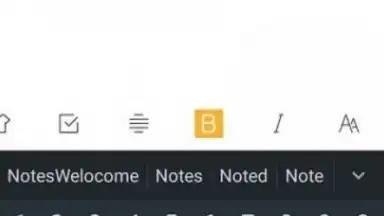 Capture d'écran de Xiaomi Notes 8