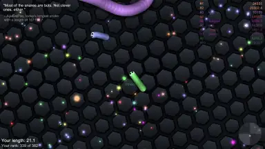 Capture d'écran de slither.io 8