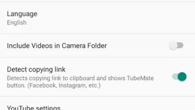 Capture d'écran de TubeMate 3