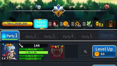Capture d'écran de Idle Knights 1