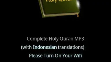 Capture d'écran de Quran MP3 With Indonesian 4