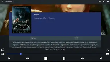 Capture d'écran de Yatse, the Kodi Remote 5