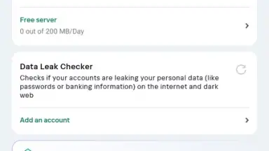 Capture d'écran de Kaspersky Antivirus & VPN 11