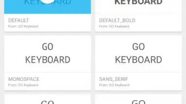 Capture d'écran de GO Keyboard Pro 4