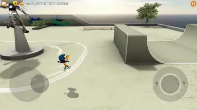 Capture d'écran de Stickman Skate Battle 6