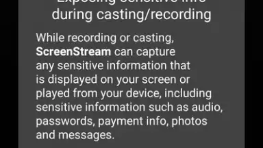 Capture d'écran de Screen Stream over HTTP 1