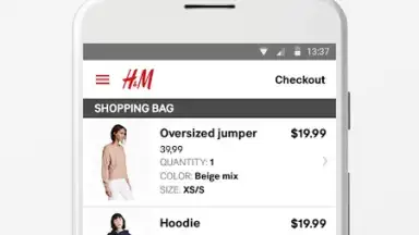 Capture d'écran de H&M 3