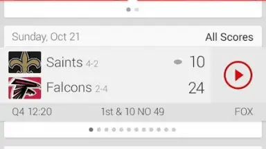Capture d'écran de NFL Mobile 12
