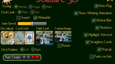 Capture d'écran de Solitaire 3D 9