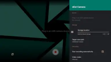 Capture d'écran de nExt Camera 1