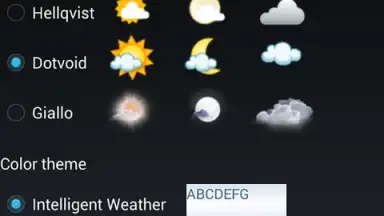 Capture d'écran de Intelligent Weather 2