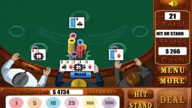 Capture d'écran de World Blackjack 2