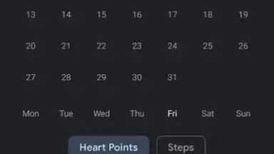 Capture d'écran de Google Fit 9